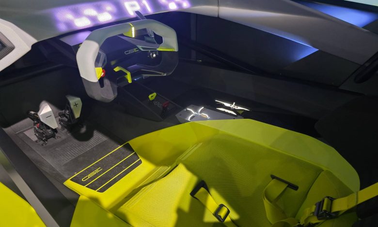 Opel Corsa GSE Vision Gran Turismo abitacolo