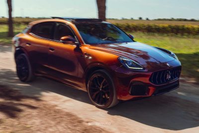 Maserati Grecale Tributo Il Bruciato su strada