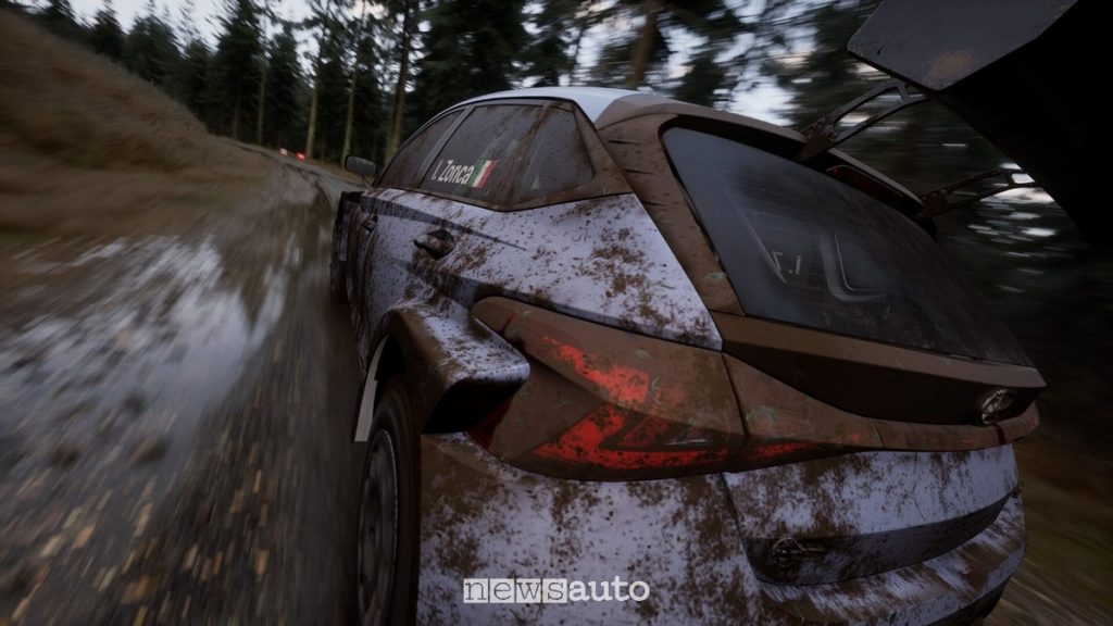 Assetto Corsa Rally dettagli fango Hyundai i20N Rally 2