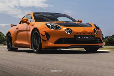 Alpine A110 R Ultime in pista a Le Mans