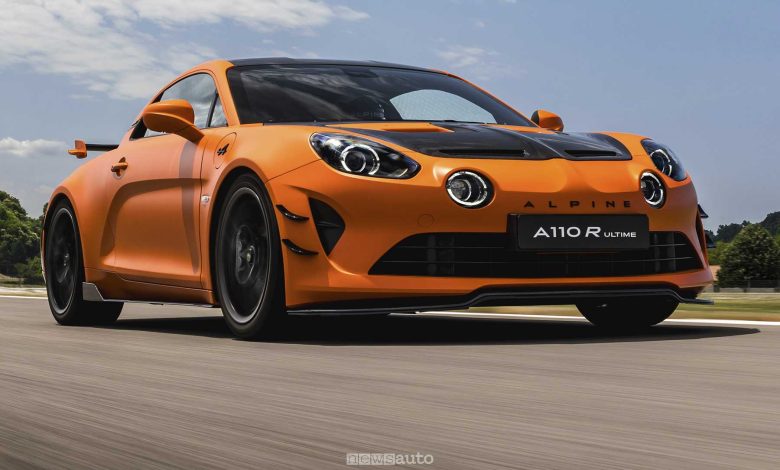 Alpine A110 R Ultime in pista a Le Mans