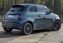 Nuova Fiat 500 Hybrid La Prima posteriore 3/4