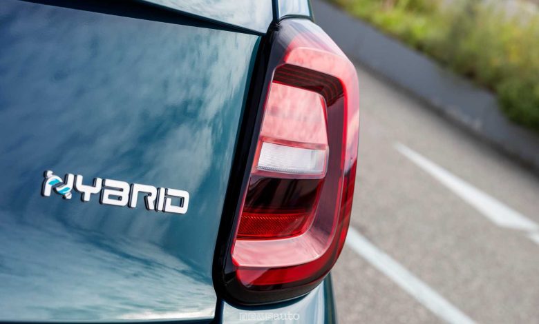 Nuova Fiat 500 Hybrid faro posteriore