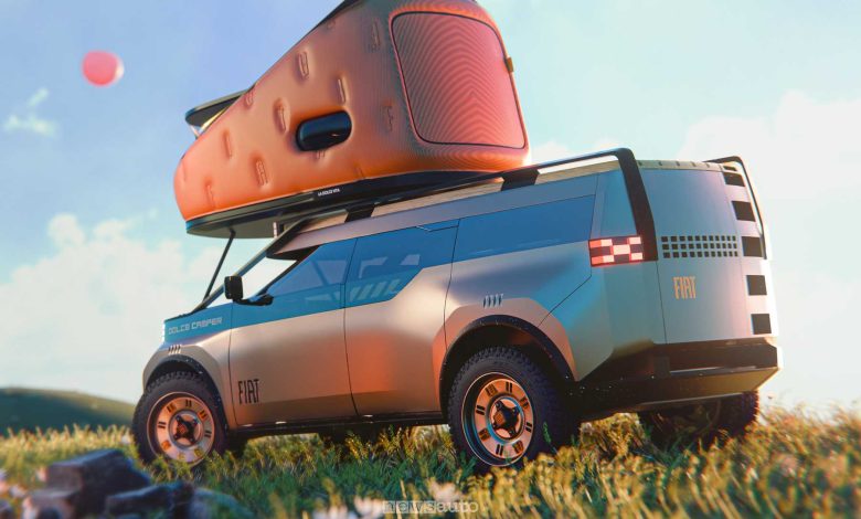 Fiat Concept Dolce Camper posteriore 3/4