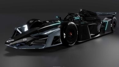 Formula E Gen4 anteriore 3/4