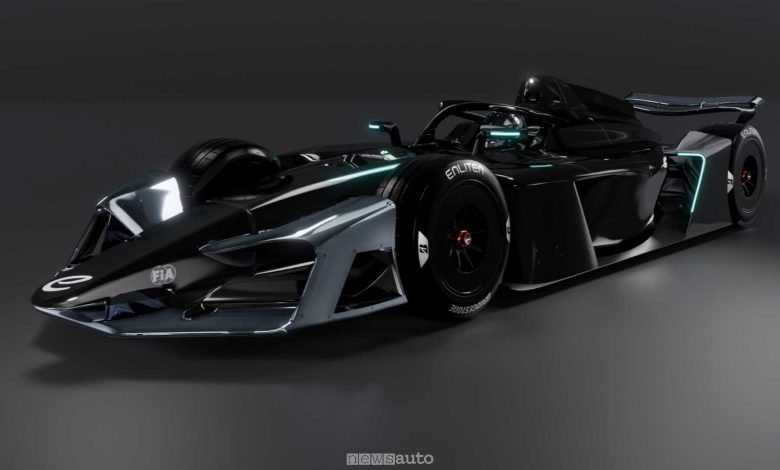 Formula E Gen4 anteriore 3/4