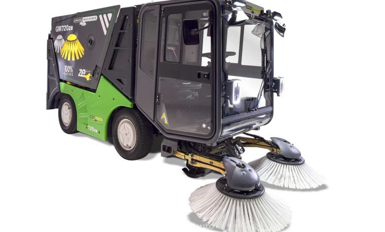 Spazzatrice stradale elettrica GM720ze di GreenForce