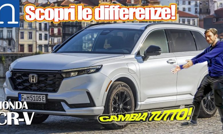 Honda CR-V PHEV video prova