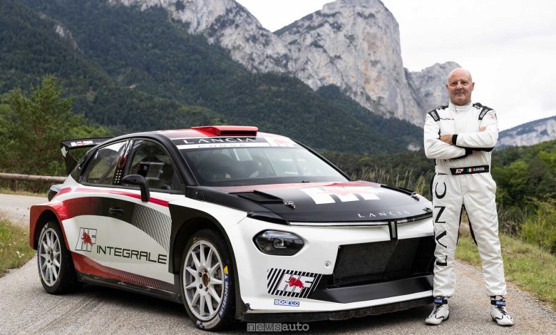 Miki Biasion con la Lancia Ypsilon Rally2 HF Integrale