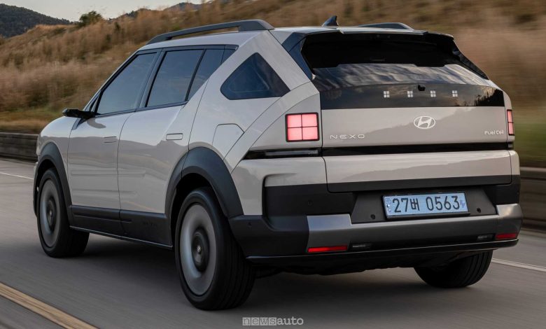 Nuova Hyundai Nexo su strada