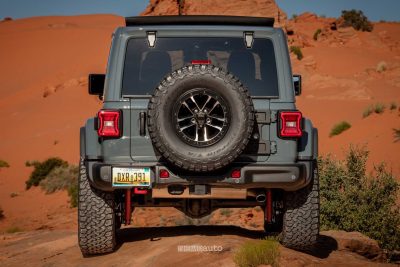 Nuova Jeep Wrangler Rubicon 2026 posteriore