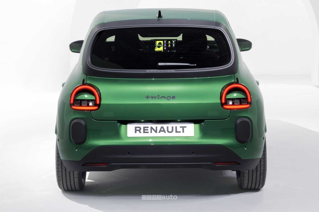 Renault Twingo E-Tech-Electric Techno Techno Vert Absolu posteriore