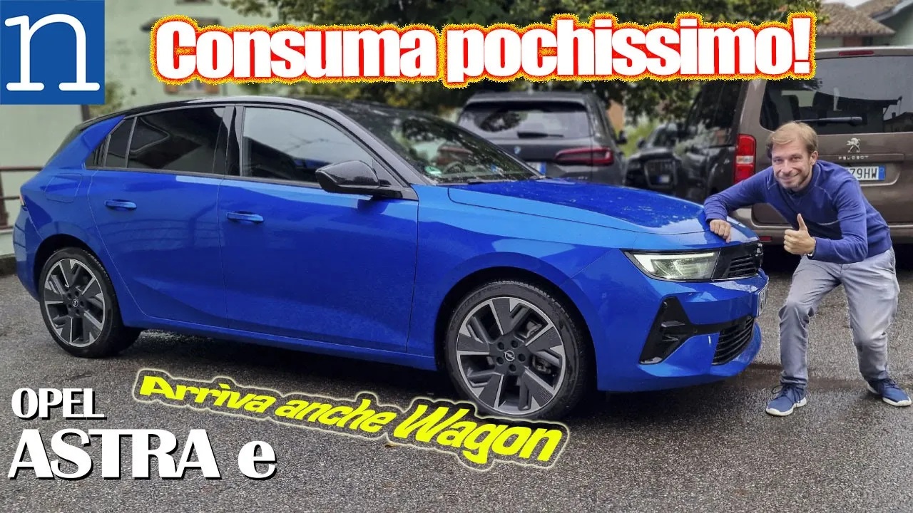 VIDEO Prova Opel Astra elettrica