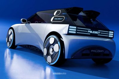 Peugeot Polygon Concept posteriore 3/4