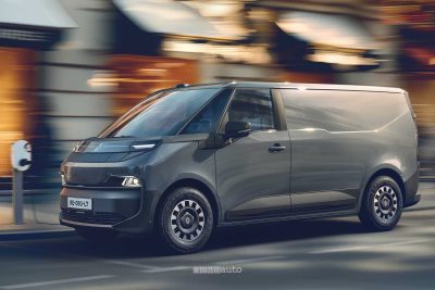 Renault Trafic Van E-Tech Electric in ricarica