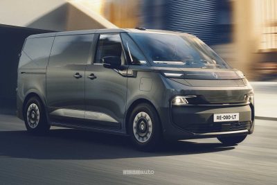 Renault Trafic Van E-Tech Electric su strada