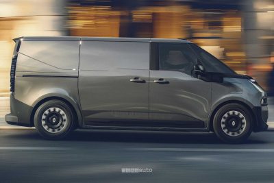 Renault Trafic Van E-Tech Electric su strada