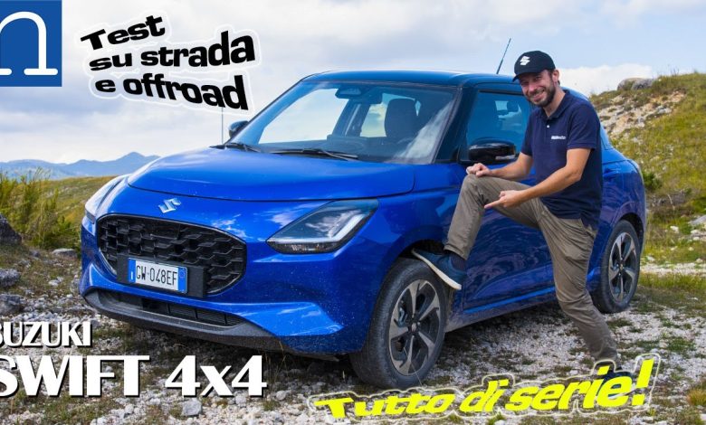 Suzuki Swift 4x4 hybrid video prova