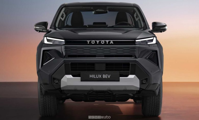 Nuovo Toyota Hilux BEV frontale