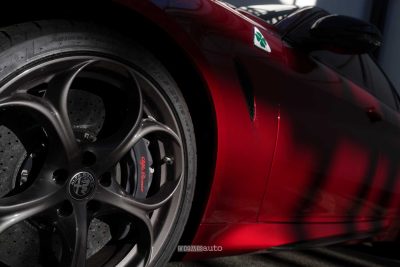 Alfa Romeo Giulia Quadrifoglio Collezione dettagli impianto freni carboceramici