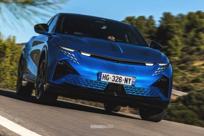 Alpine A390 GT su strada