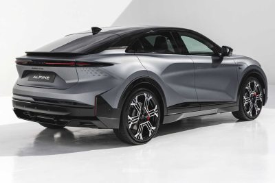 Alpine A390 GTS posteriore 3/4