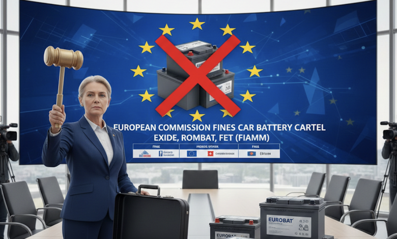 La Commissione Europea infligge ammende ai produttori di batterie avviamento auto 2
