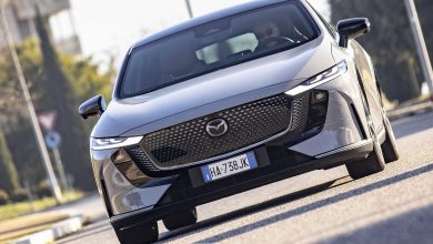 Mazda 6e test su strada