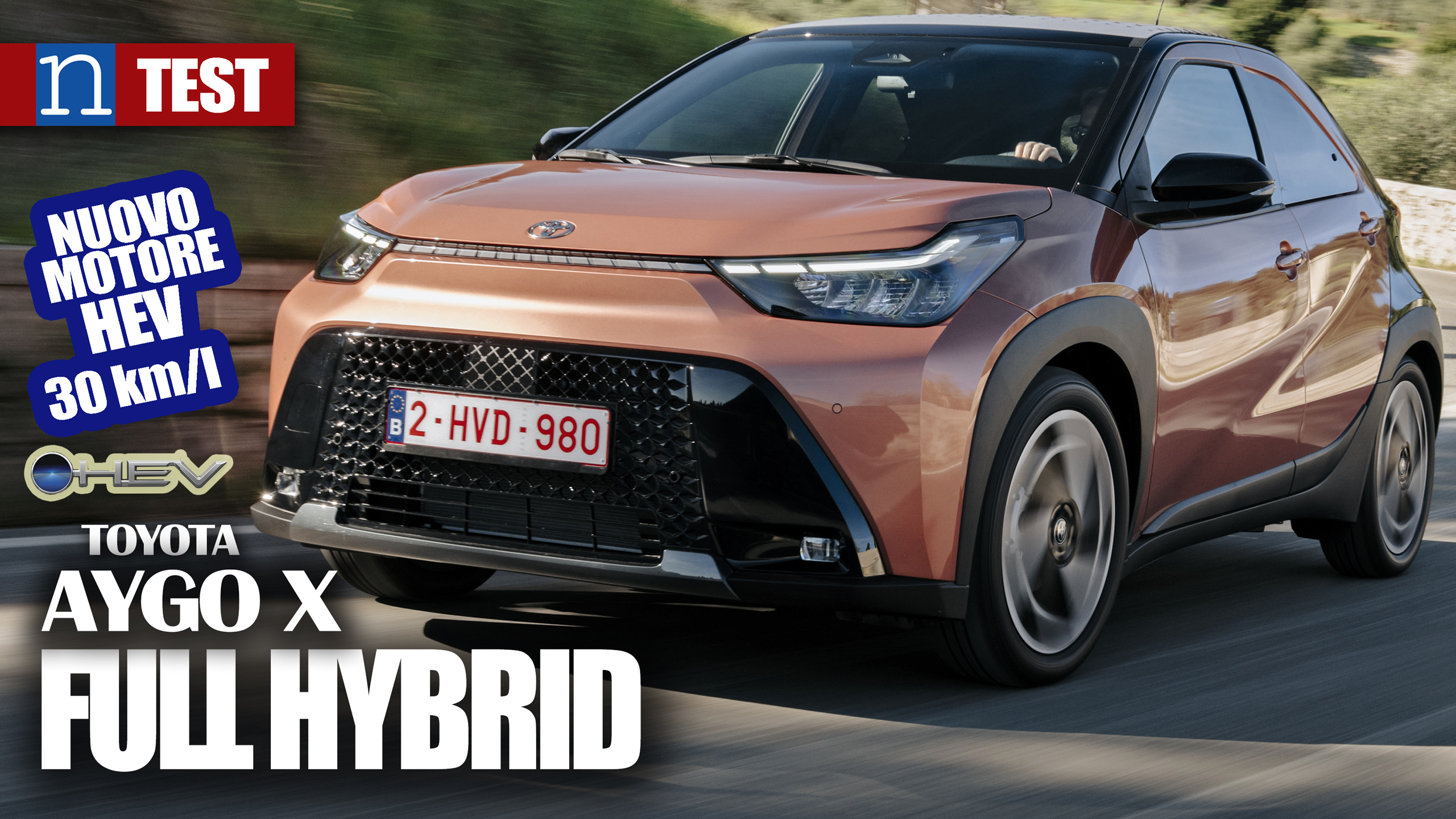 VIDEO TEST nuova Toyota Aygo X HEV 2026
