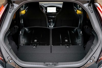 Nuova Toyota Aygo X GR Sport bagagliaio