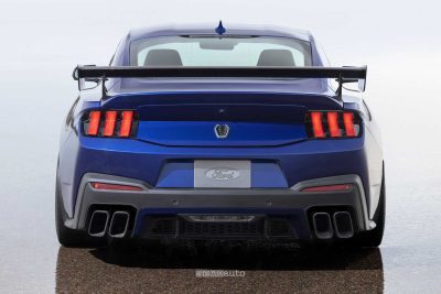 Ford Mustang Dark Horse SC Track Pack posteriore