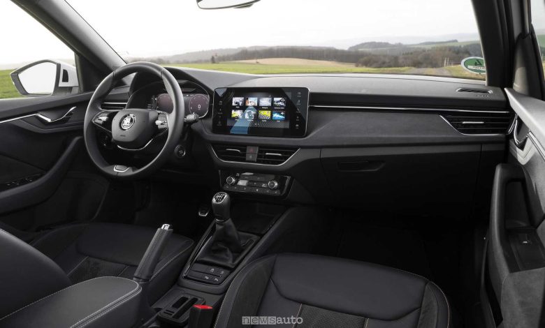 abitacolo della Skoda Kamiq