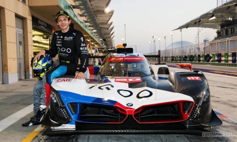 Valentino-Rossi dopo-la-prova-sull-Hypercar-di-BMW-nel-2025