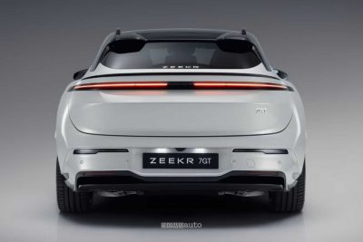 Zeekr 7GT posteriore firma luminosa